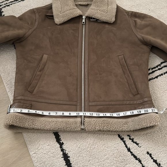 Zara Sherpa Lined Jacket - Picture 8 of 9